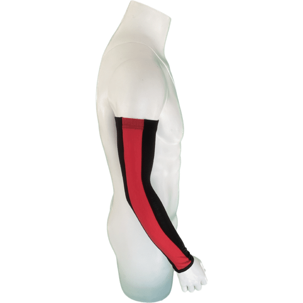 Red Race Stripe Arm Warmers